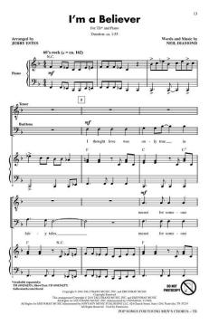 Pop Songs For Young Men's Chorus (Download) 