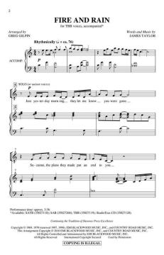 Fire And Rain von James Taylor (Download) 