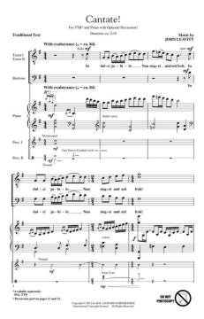 Cantate! von John Leavitt (Download) 