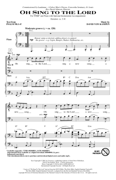 Oh Sing To The Lord von David von Kampen (Download) 