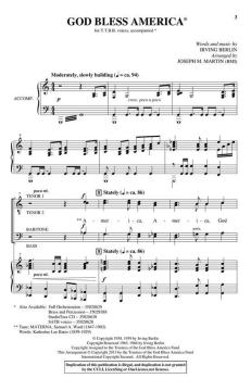 God Bless America von Irving Berlin 