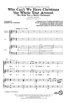 Why Can't We Have Christmas The Whole Year Round von Weavers (Download) 