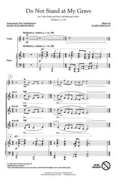 Do Not Stand at My Grave von James Deignan (Download) 