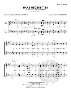 Bare Necessities von Terry Gilkyson (Download) 