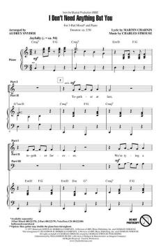 I Don't Need Anything But You von Charles Strouse (Download) 