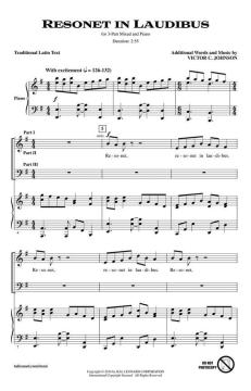 Resonet In Laudibus (Victor Johnson) 
