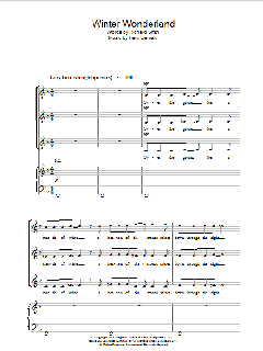 Winter Wonderland von Felix Bernard (Download) 