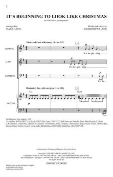 It's Beginning To Look Like Christmas von Meredith Willson (Download) 