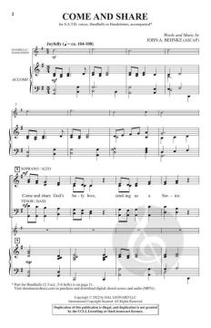 Come and Share von John A. Behnke (Download) 