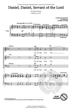 Daniel, Daniel, Servant of The Lord (Download) 