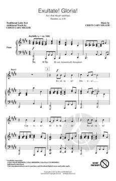 Exultate! Gloria! von Cristi Cary Miller (Download) 