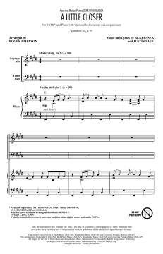 A Little Closer von Benj Pasek (Download) 