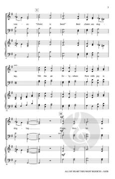 All My Heart This Night Rejoices von Johann Georg Ebeling (Download) 