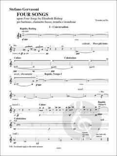 4 Songs von Stefano Gervasoni 