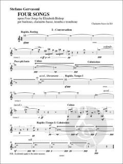 4 Songs von Stefano Gervasoni 