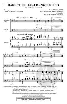 Hark! The Herald Angels Sing von Felix Mendelssohn Bartholdy (Download) 