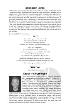 If My Love Is Too Great von Paul Langford (Download) 