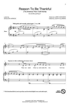 Reason to Be Thankful von Larry Hochman (Download) 