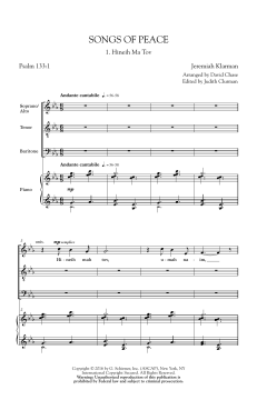 Songs of Peace von Jeremiah Klarman (Download) 