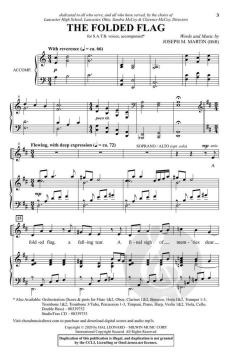 The Folded Flag von Joseph M. Martin 