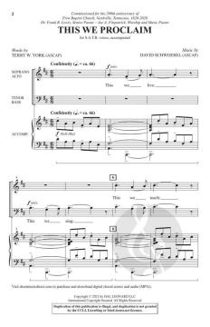 This We Proclaim von David Schwoebel (Download) 