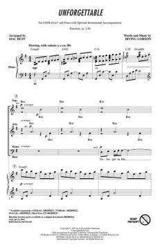 Unforgettable von Irving Gordon (Download) 