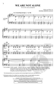 We Are Not Alone von Pepper Choplin (Download) 