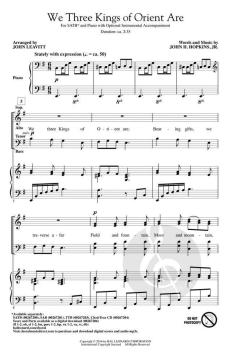 We Three Kings of Orient Are von John Henry Hopkins (Download) 