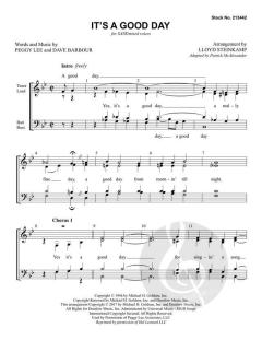 It's a Good Day von Peggy Lee (Download) 