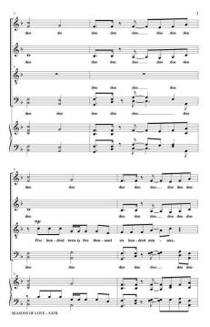 Seasons of Love von Jonathan Larson 