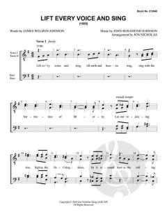 Lift Every Voice and Sing von John Johnson (Download) 