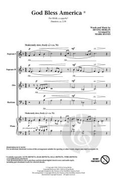 God Bless America von Irving Berlin 