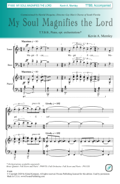 My Soul Magnifies the Lord von Kevin A. Memley 