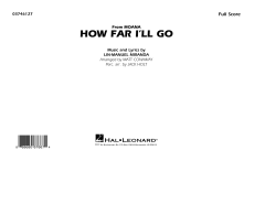 How Far I'll Go von Miranda Lin-Manuel (Download) 
