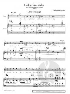 Hölderlin-Lieder von Wilhelm Killmayer 