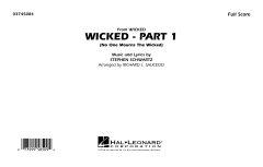 Wicked von Stephen L. Schwartz (Download) 