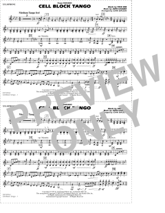 Cell Block Tango (From Chicago) (Download) 