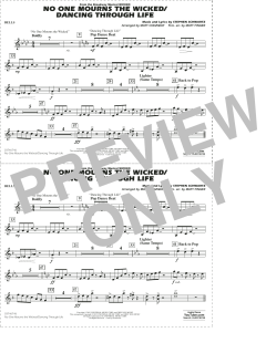 No One Mourns the Wicked - Dancing Through Life von Stephen Schwartz (Download) 