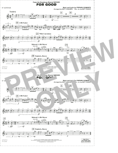 For Good von Stephen Schwartz (Download) 