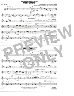 For Good von Stephen Schwartz (Download) 