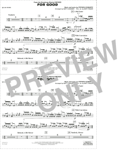 For Good von Stephen Schwartz (Download) 