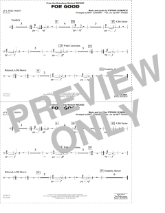 For Good von Stephen Schwartz (Download) 