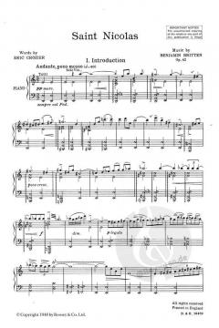 Saint Nicolas op. 42 (Benjamin Britten) 