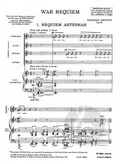 War Requiem op. 66 von Benjamin Britten 