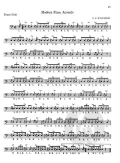 Modern Rudimental Swing Solos (Charley Wilcoxon) 