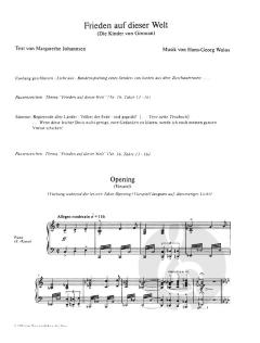 Frieden auf dieser Welt von Hans-Georg Wolos 