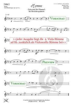 Hymne op. 69, Nr. 2 (Dein sind die Himmel) von Josef Gabriel Rheinberger 