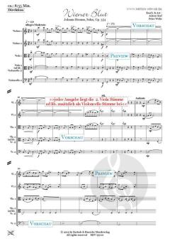 Wiener Blut op. 354 von Johann Strauss (Sohn) 