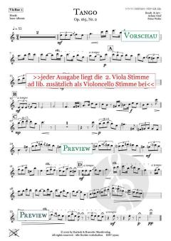 Tango Nr. 2 op. 165 von Isaac Albéniz 