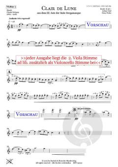 Clair de Lune von Claude Debussy 